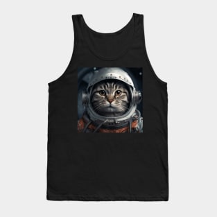 Astronaut Cat in Space - European Shorthair Tank Top